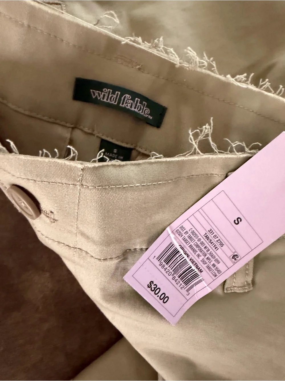 wild fable Beige Wide-Leg High-Rise Pants